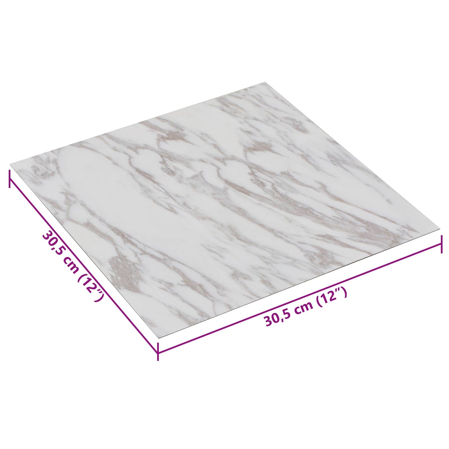 Samolepicí Podlahová Prkna 30,5 X 30,5 Cm 20 Pcs Pvc