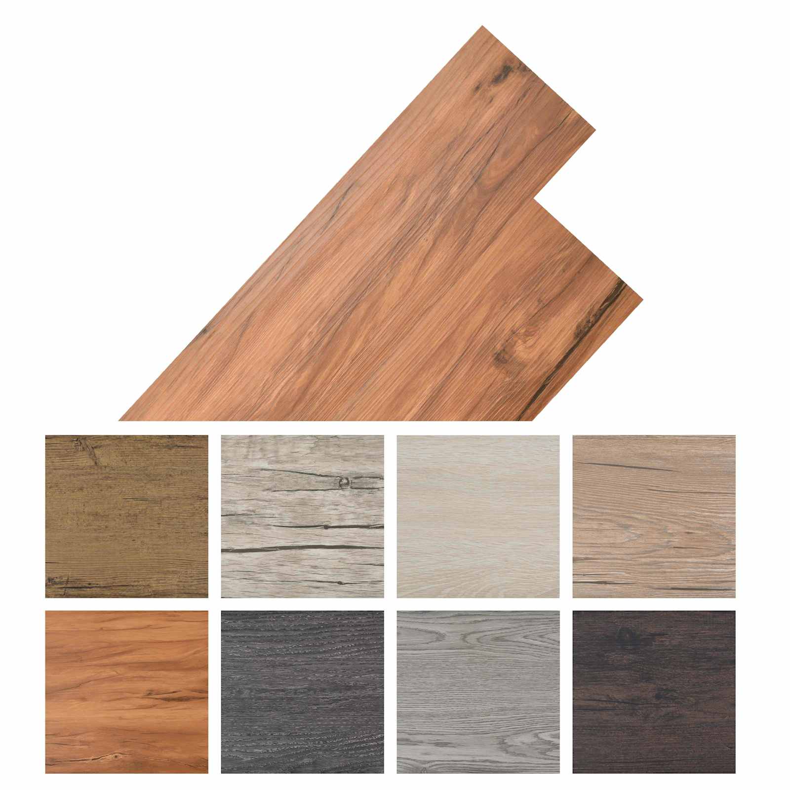 Samolepicí Pvc Podlahová Prkna 30,5 X 61 Cm 28 Pcs Pvc