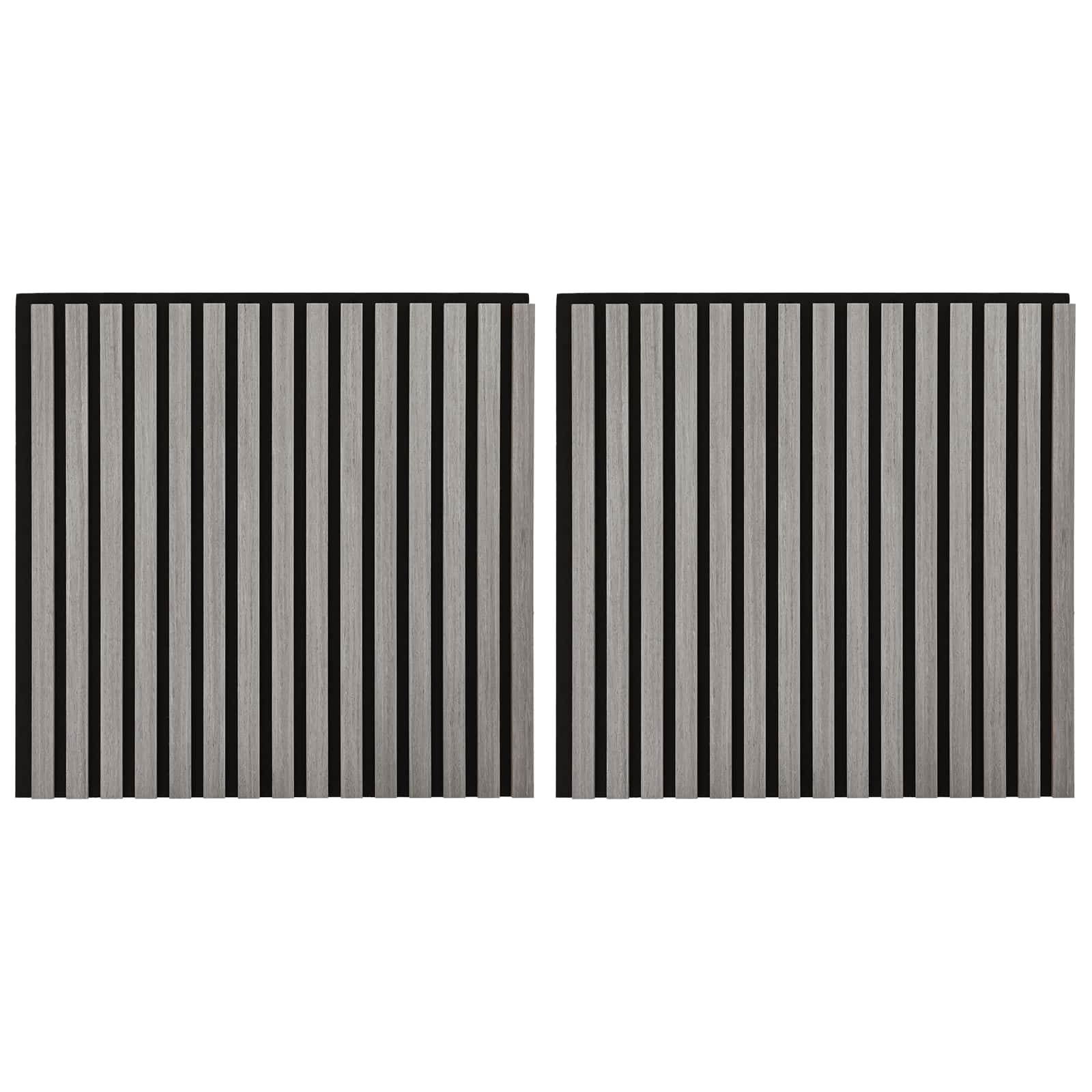 Nástěnné Panely 2 Pcs Šedá 60,5 X 60 Cm