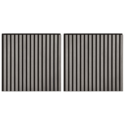 Nástěnné Panely 2 Pcs Šedá 60,5 X 60 Cm