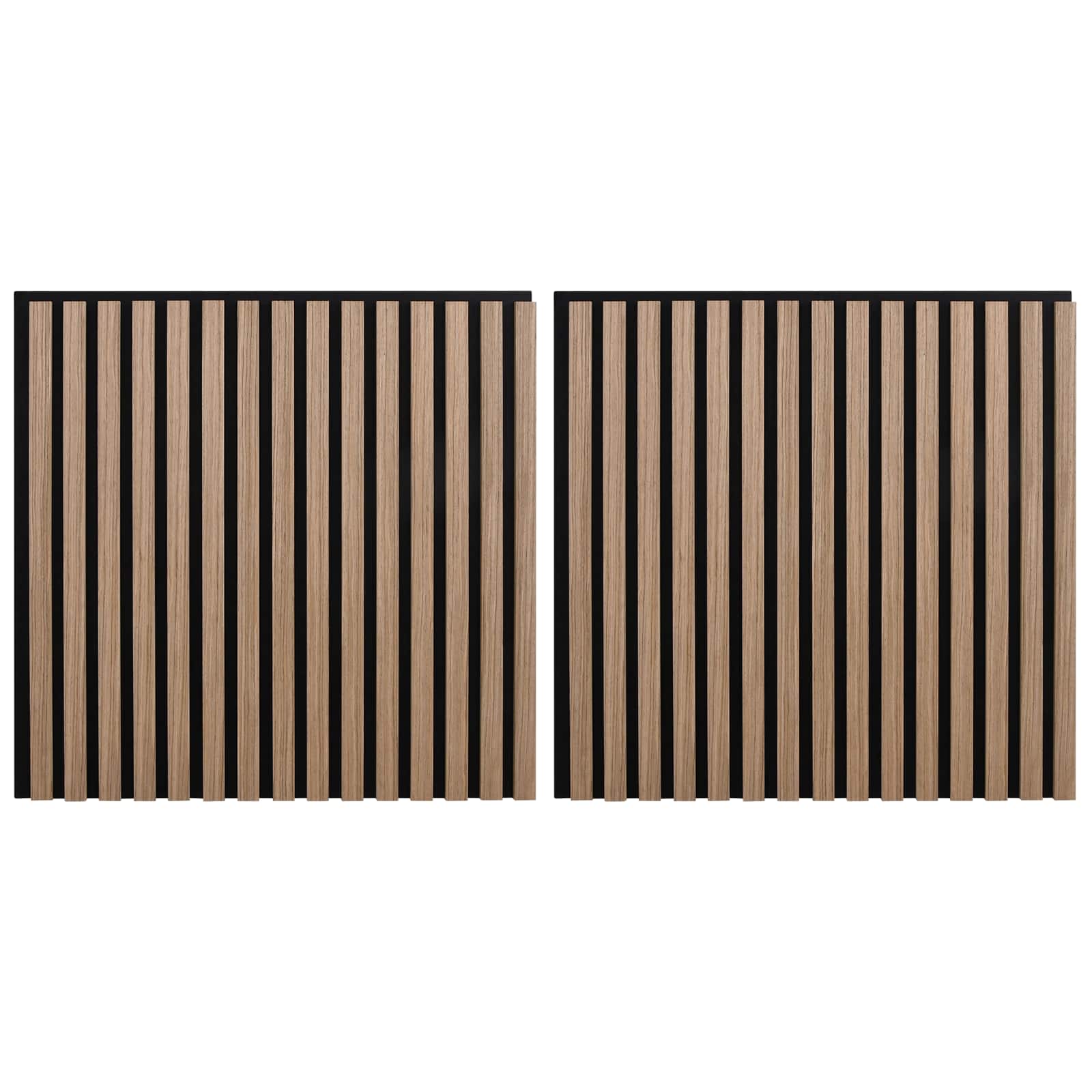 Nástěnné Panely 2 Pcs Hnědá 60,5 X 60 Cm