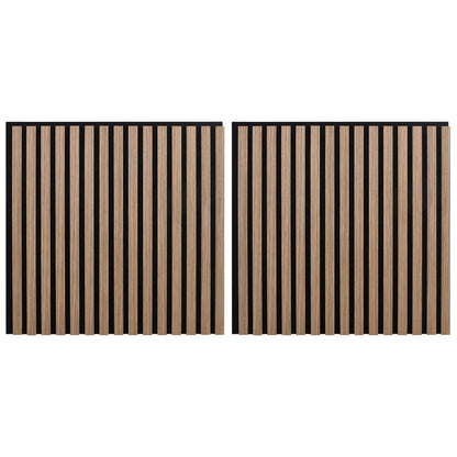 Nástěnné Panely 2 Pcs Hnědá 60,5 X 60 Cm