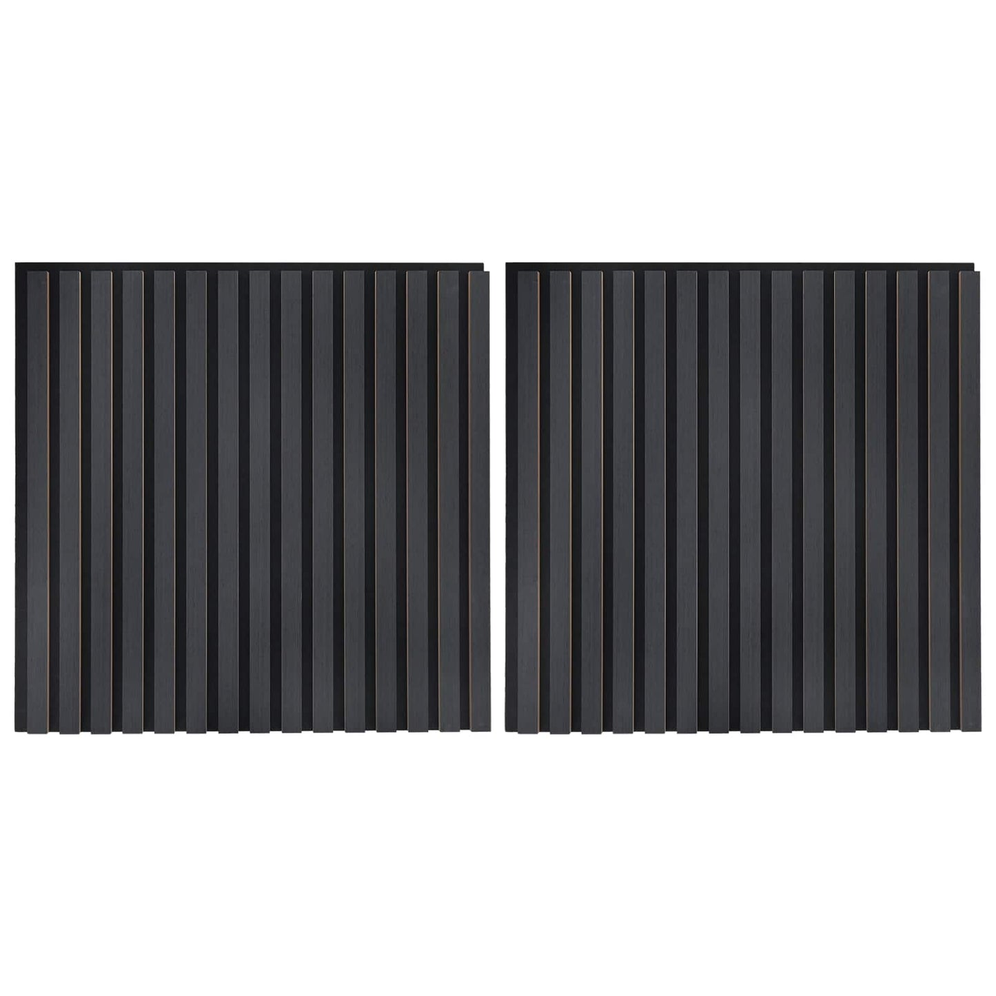 Nástěnné Panely 2 Pcs Antracitová 60,5 X 60 Cm