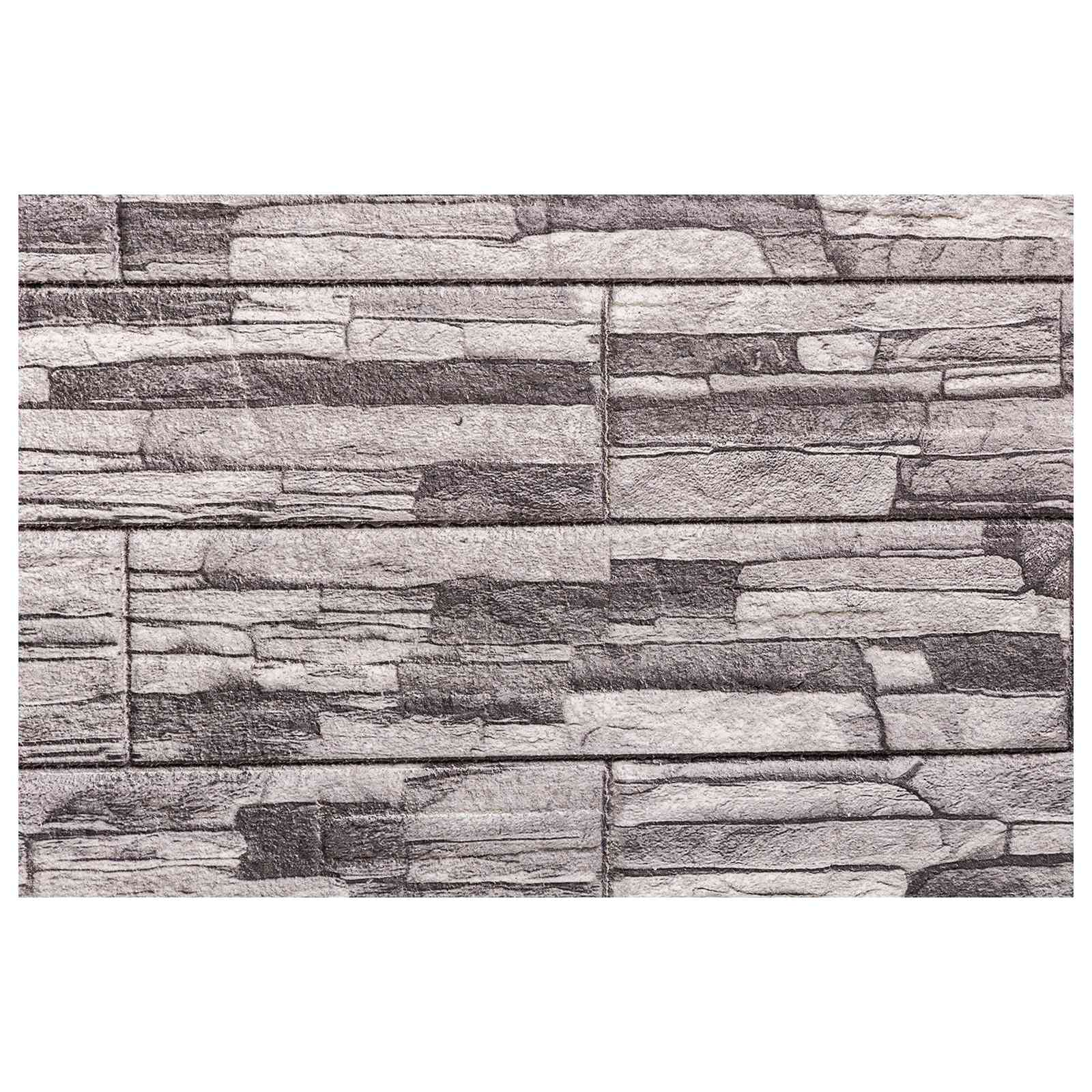 Nástěnné Panely 10 Pcs Tmavě Šedá A Světle Šedá 100 X 50 Cm