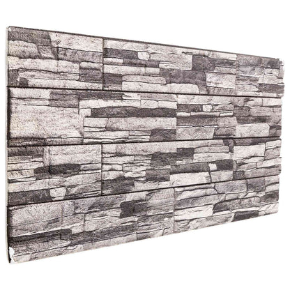 Nástěnné Panely 10 Pcs Tmavě Šedá A Světle Šedá 100 X 50 Cm
