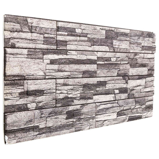 Nástěnné Panely 10 Pcs Tmavě Šedá A Světle Šedá 100 X 50 Cm