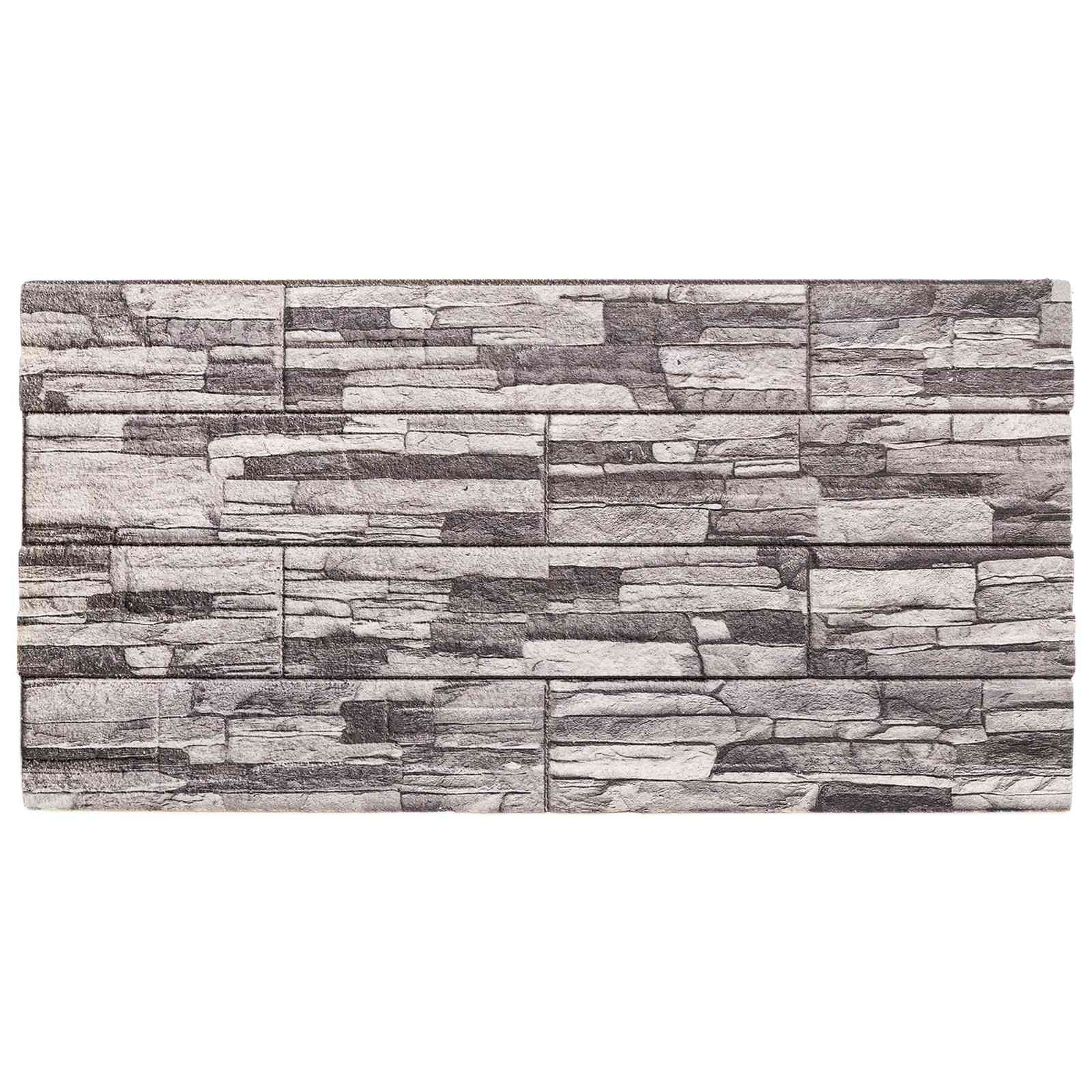 Nástěnné Panely 10 Pcs Tmavě Šedá A Světle Šedá 100 X 50 Cm