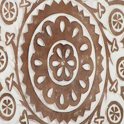 Umělecký Dekor 2 Ks 40 X 40 X 1,5 Cm Dřevěný Materiál