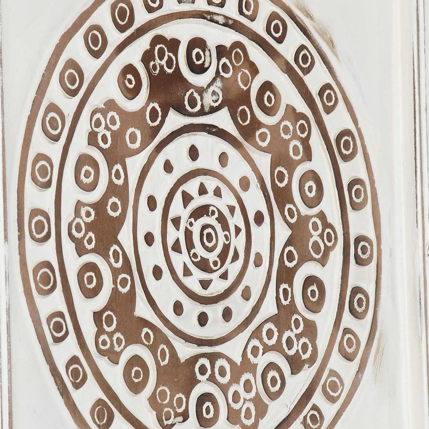 Umělecký Dekor 2 Ks 40 X 40 X 1,5 Cm Dřevěný Materiál