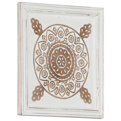 Umělecký Dekor 2 Ks 40 X 40 X 1,5 Cm Dřevěný Materiál