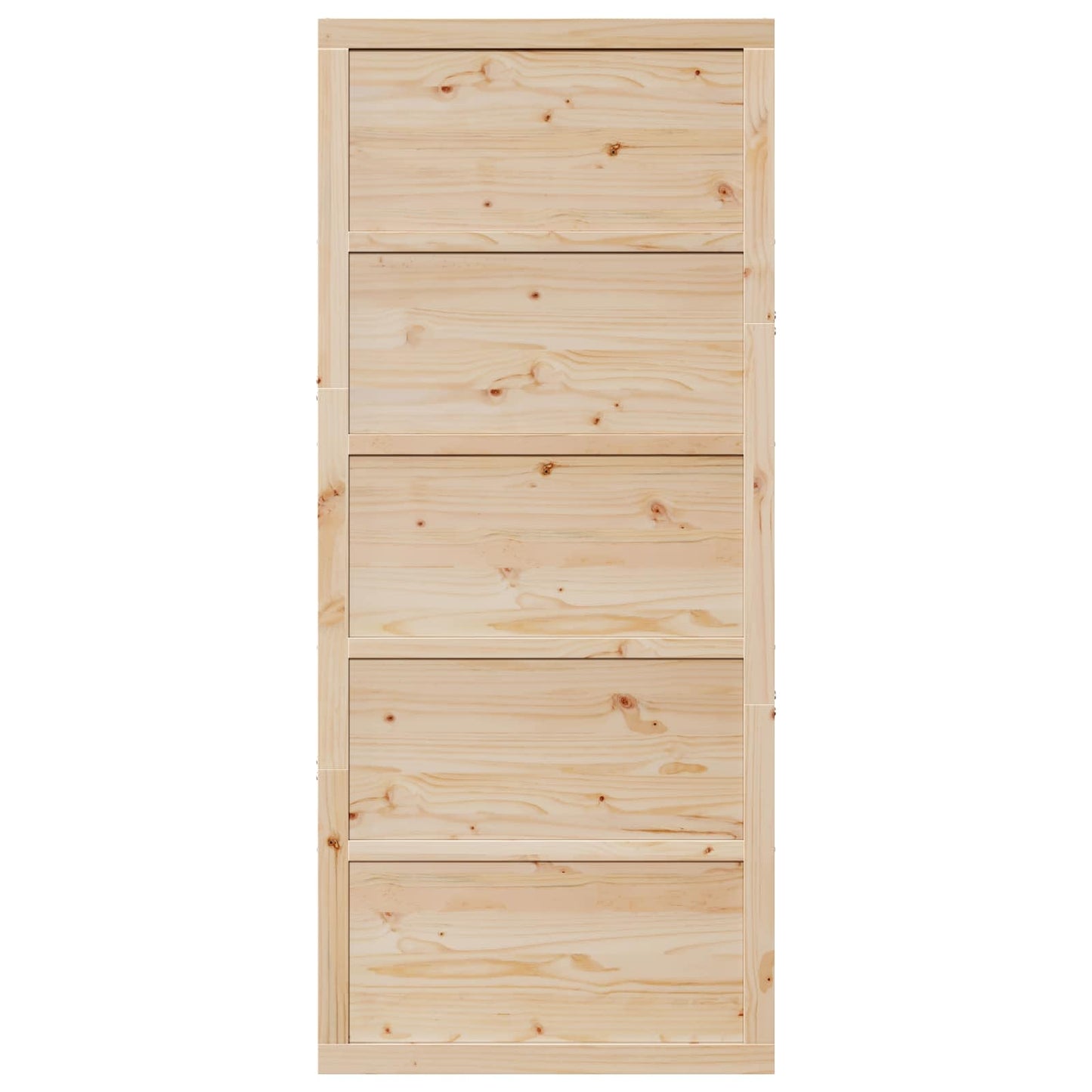 Zavěsné Posuvné Dveře Přírodní 100 X 2,5 X 208 Cm