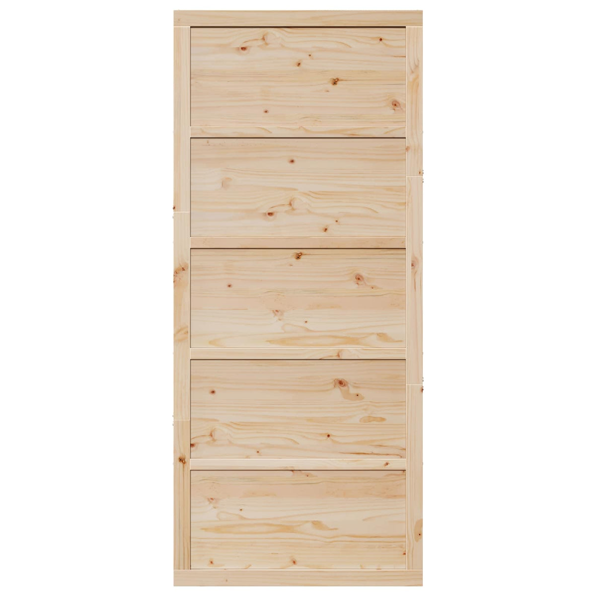 Zavěsné Posuvné Dveře Přírodní 80 X 2,5 X 208 Cm