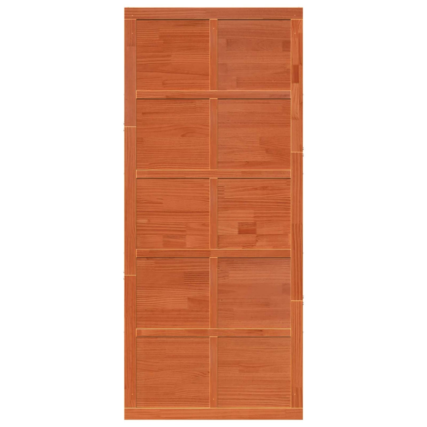 Zavěsné Posuvné Dveře Voskově Hnědá 90 X 2,5 X 208 Cm