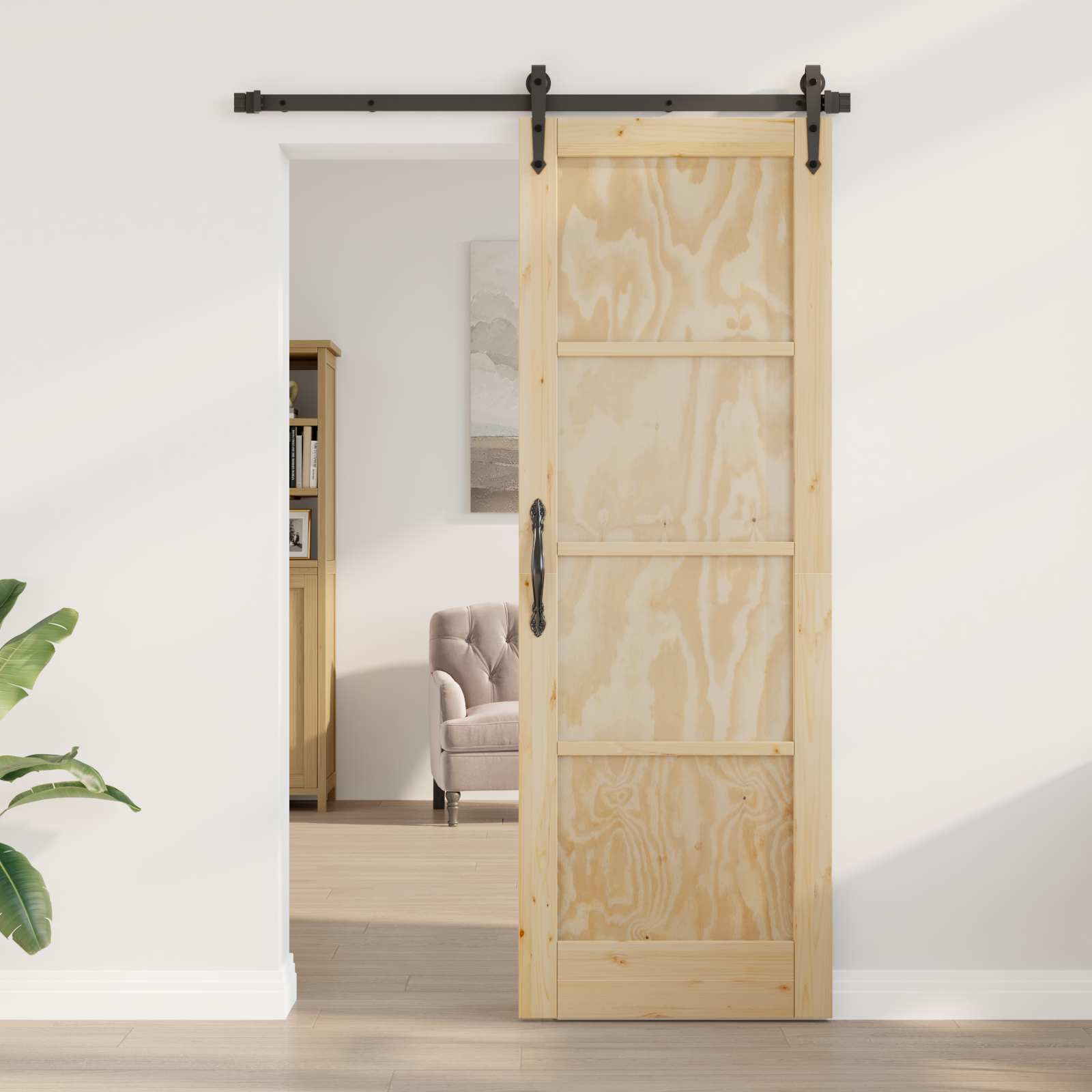Vnitřní Dveře Přírodní 73,5 X 211 Cm Překližka