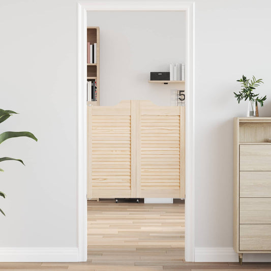 Kyvné Dveře Přírodní 80 X 40 Cm Masivní Borovicové Dřevo