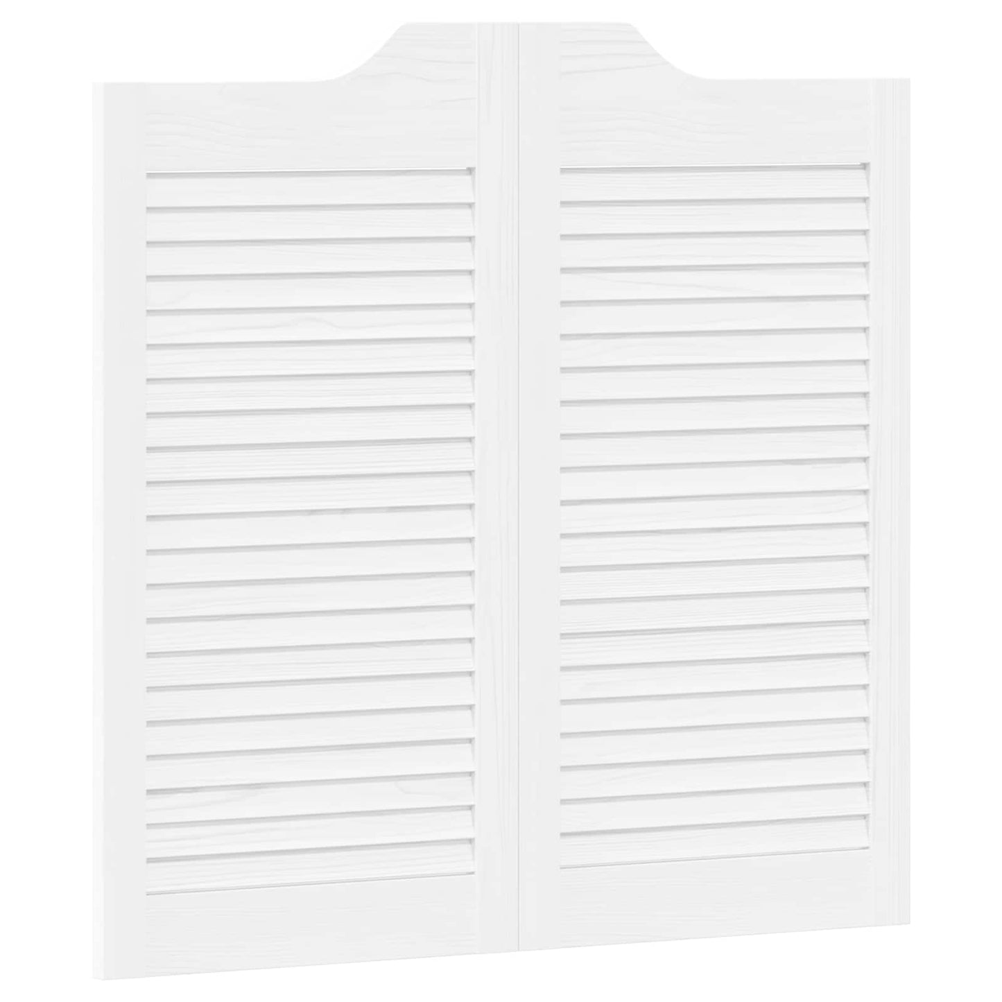 Kyvné Dveře Bílá 80 X 40 Cm Masivní Borovicové Dřevo