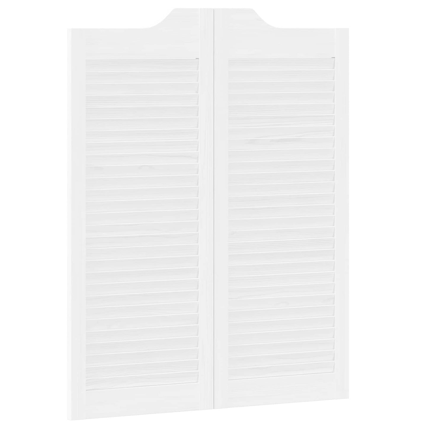 Kyvné Dveře Bílá 100 X 40 Cm Masivní Borovicové Dřevo