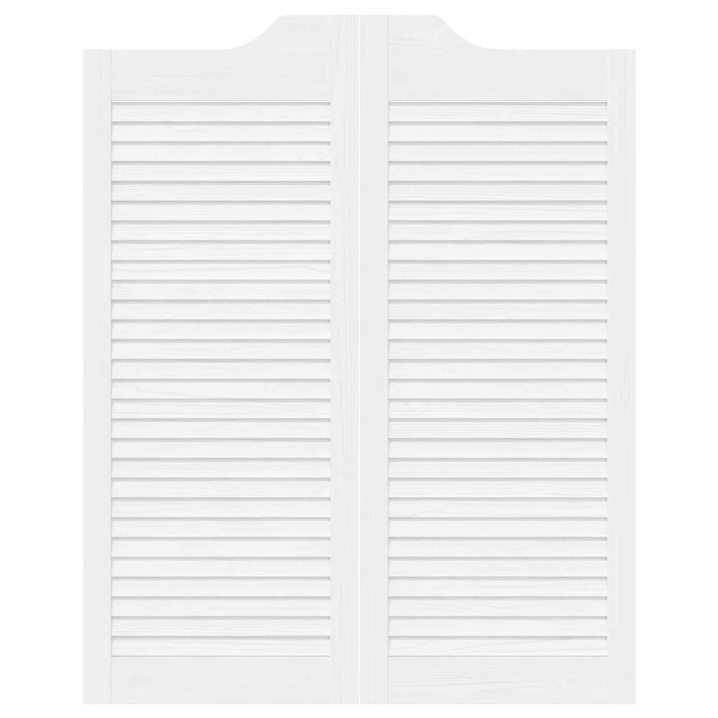 Kyvné Dveře Bílá 100 X 40 Cm Masivní Borovicové Dřevo