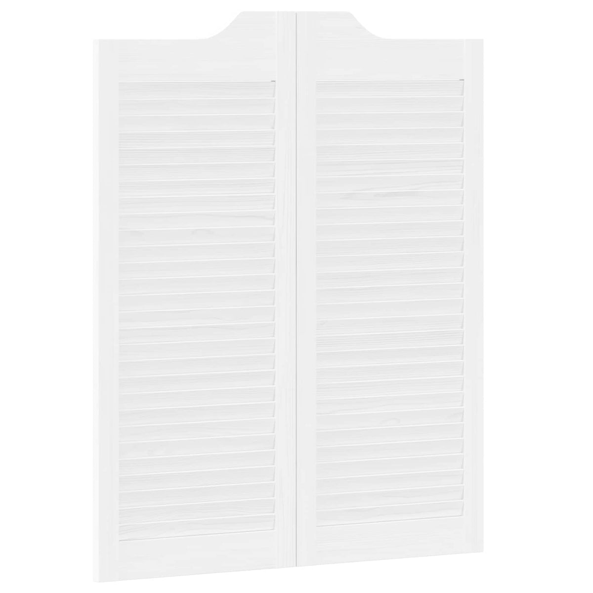 Kyvné Dveře 2 Pcs Bílá Masivní Borovicové Dřevo