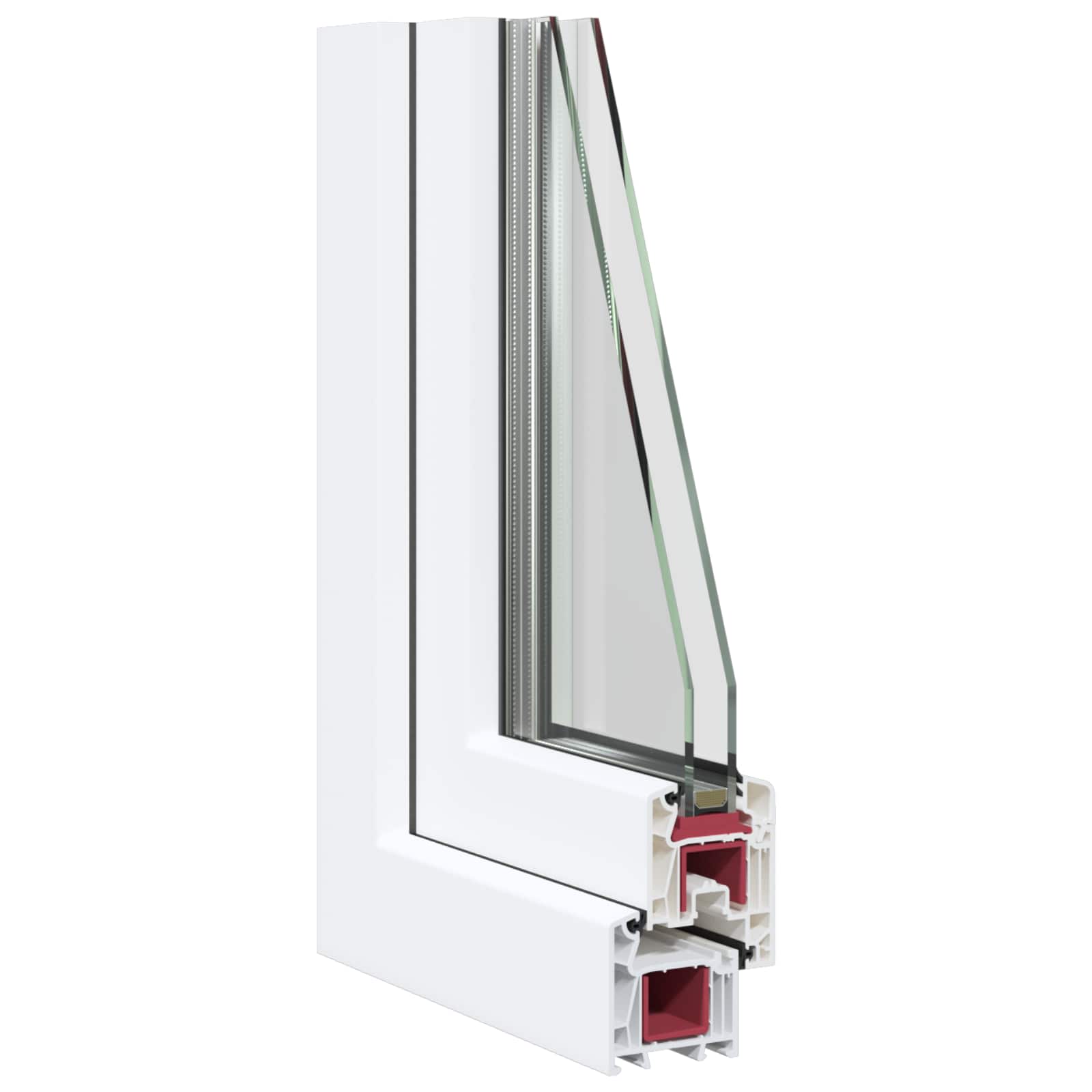 Okeno Do Suterénu Risor 50 X 50 Cm Pvc A Sklo Bílá