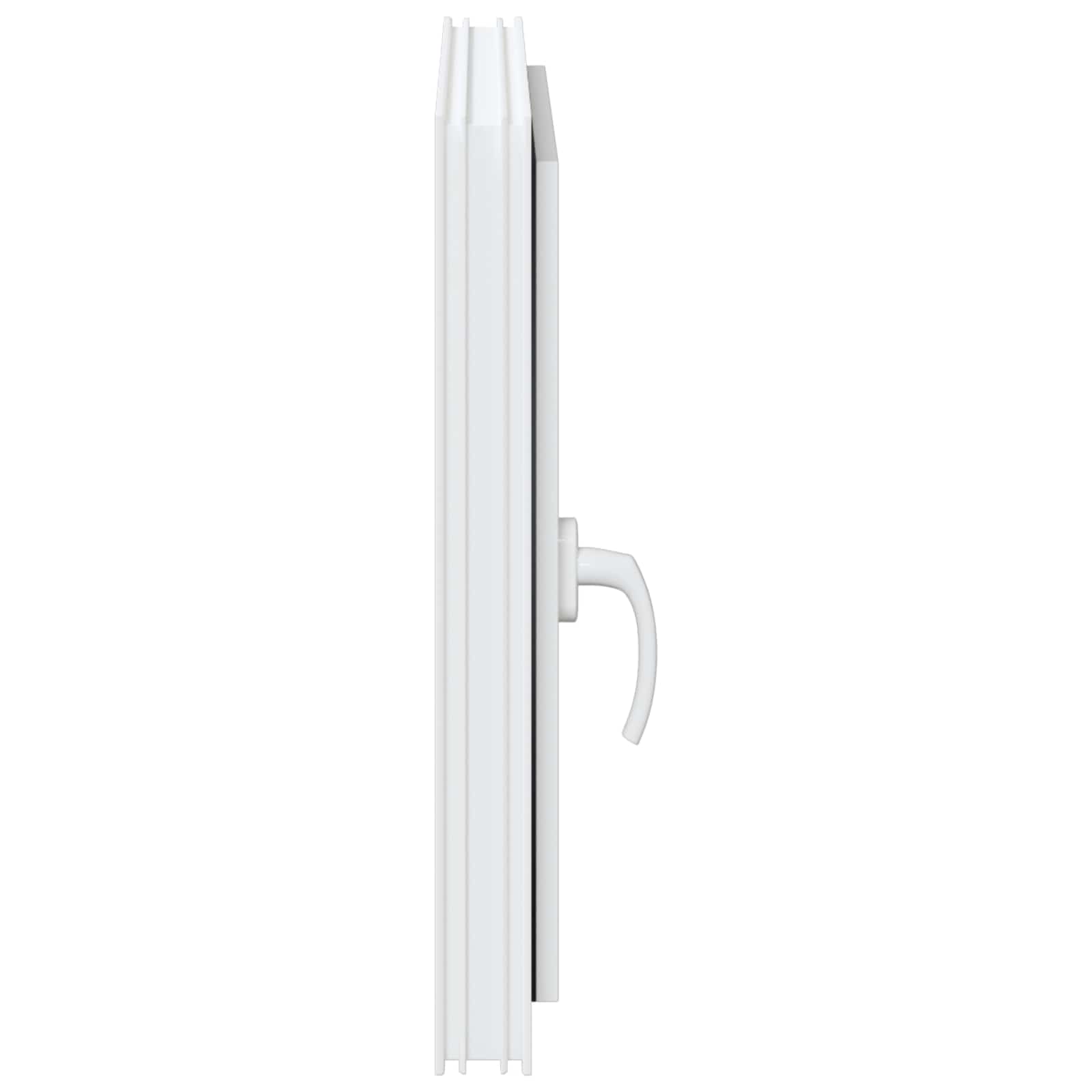 Okeno Do Suterénu Risor 50 X 50 Cm Pvc A Sklo Bílá