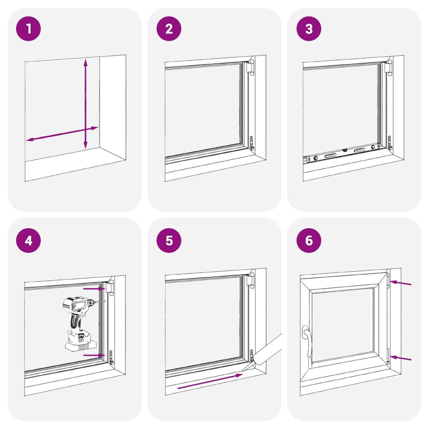 Okeno Do Suterénu Risor 50 X 75 Cm Pvc A Sklo Bílá