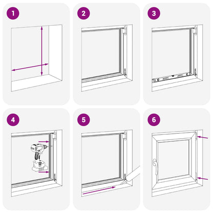 Okeno Do Suterénu Risor 60 X 60 Cm Pvc A Sklo Bílá