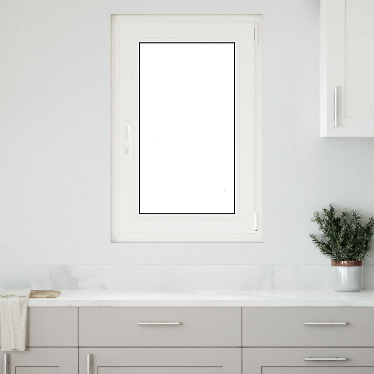 Okeno Do Suterénu Risor 60 X 80 Cm Pvc A Sklo Bílá