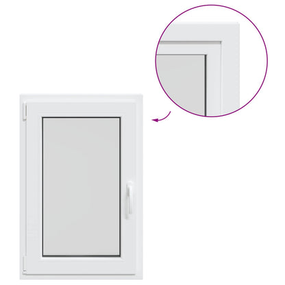 Okeno Do Suterénu Risor 60 X 80 Cm Pvc A Sklo Bílá