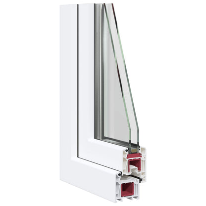 Okeno Do Suterénu Risor 60 X 80 Cm Pvc A Sklo Bílá