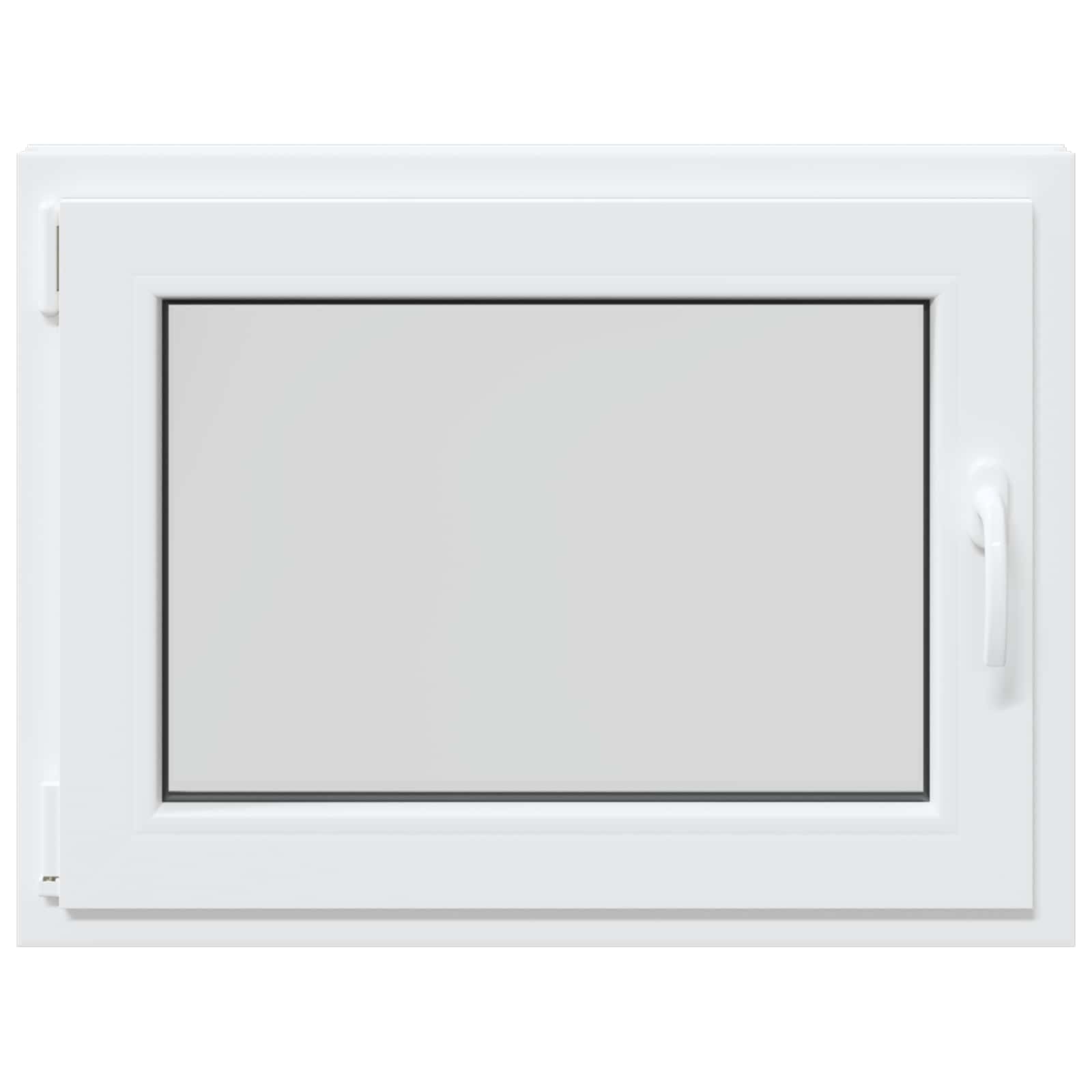 Okeno Do Suterénu Risor 80 X 50 Cm Pvc A Sklo Bílá