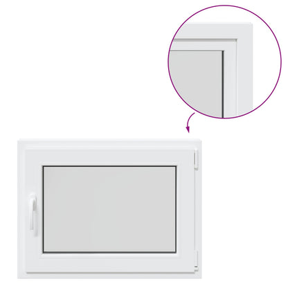Okeno Do Suterénu Risor 80 X 60 Cm Pvc A Sklo Bílá