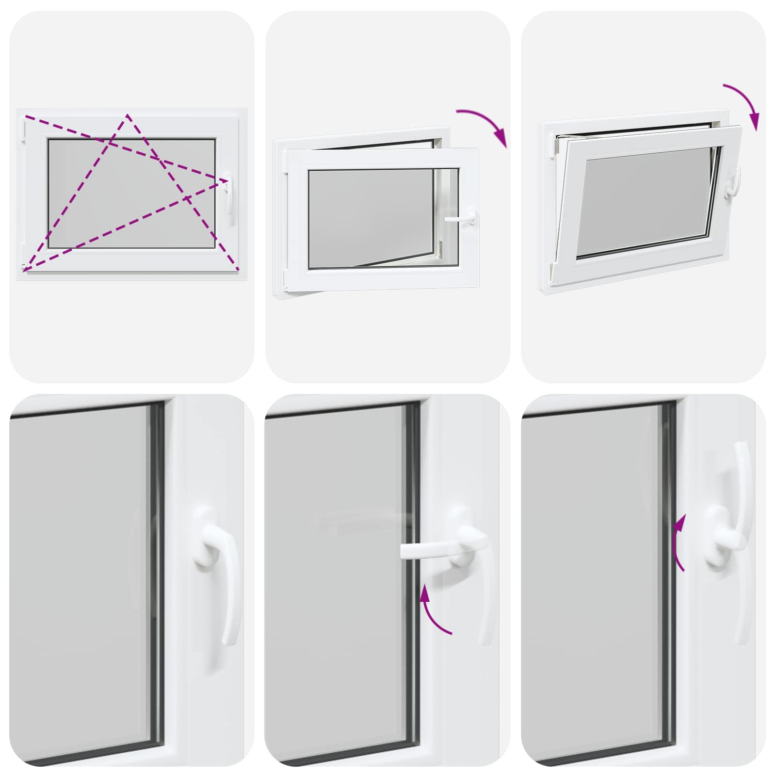 Okeno Do Suterénu Risor 80 X 70 Cm Pvc A Sklo Bílá