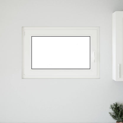 Okeno Do Suterénu Risor 90 X 50 Cm Pvc A Sklo Bílá