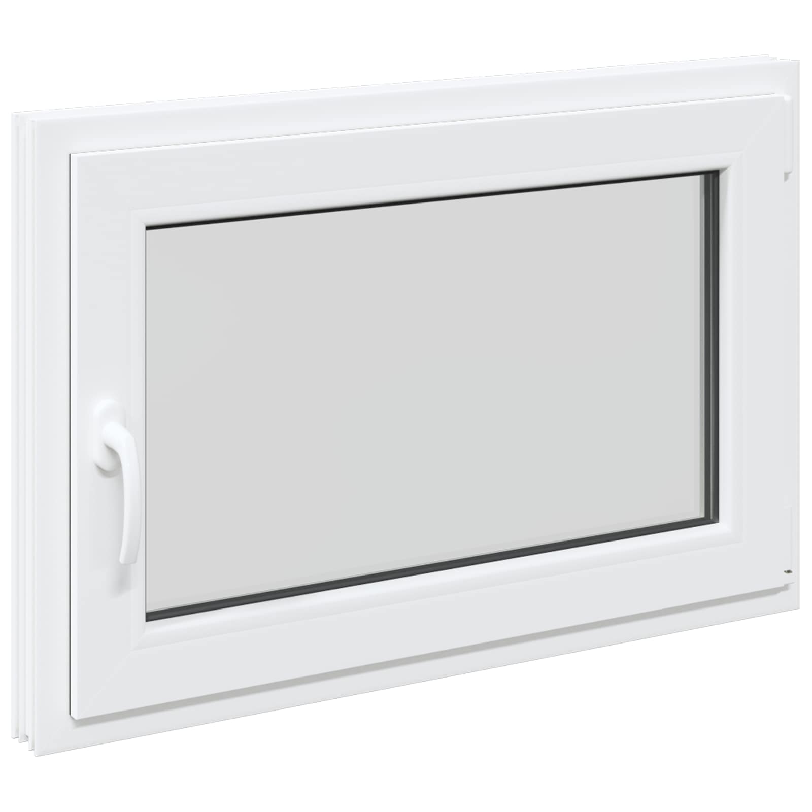 Okeno Do Suterénu Risor 90 X 60 Cm Pvc A Sklo Bílá