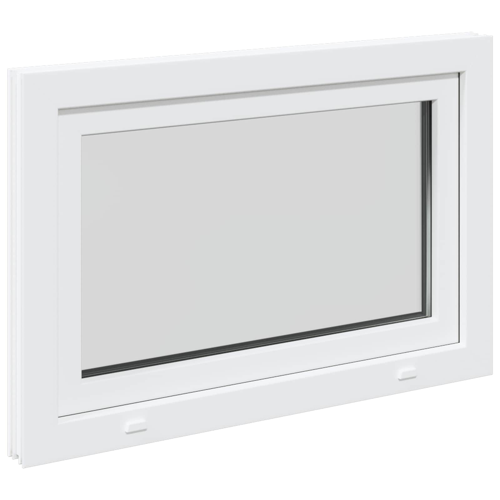 Okeno Do Suterénu Risor 90 X 60 Cm Pvc A Sklo Bílá