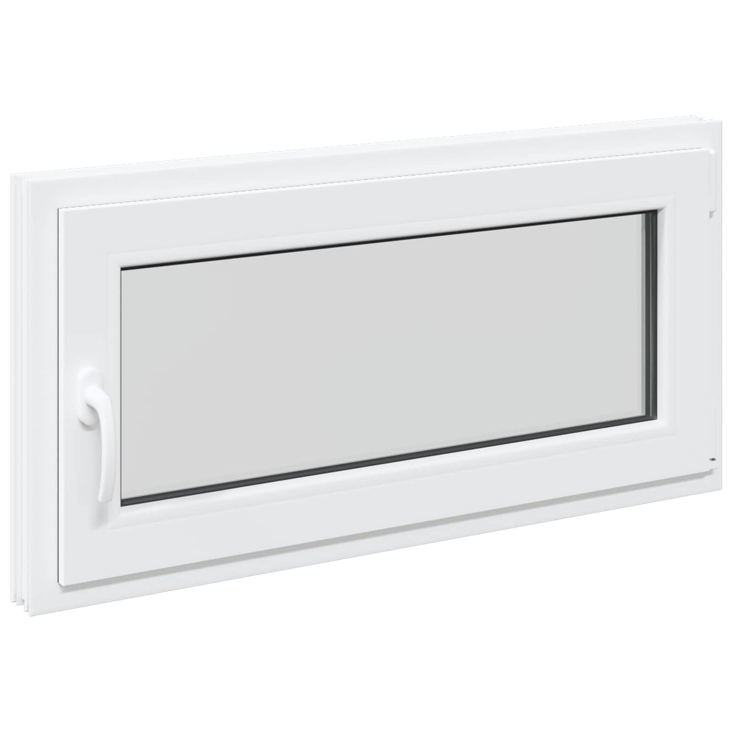 Okeno Do Suterénu Risor 100 X 50 Cm Pvc A Sklo Bílá