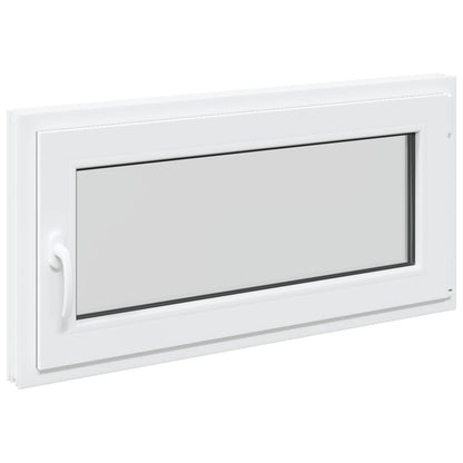 Okeno Do Suterénu Risor 100 X 50 Cm Pvc A Sklo Bílá