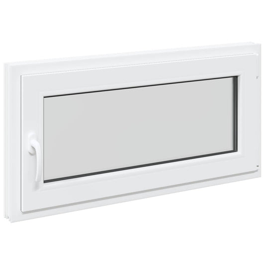 Okeno Do Suterénu Risor 100 X 50 Cm Pvc A Sklo Bílá