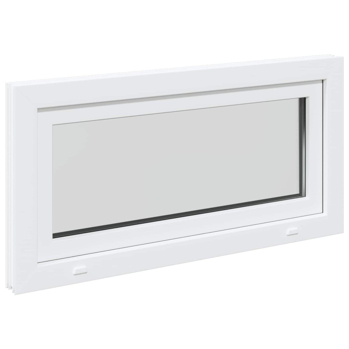 Okeno Do Suterénu Risor 100 X 50 Cm Pvc A Sklo Bílá