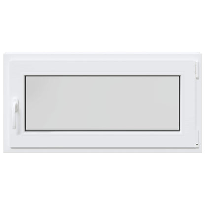 Okeno Do Suterénu Risor 100 X 50 Cm Pvc A Sklo Bílá