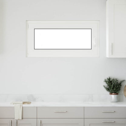 Okeno Do Suterénu Risor 100 X 50 Cm Pvc A Sklo Bílá