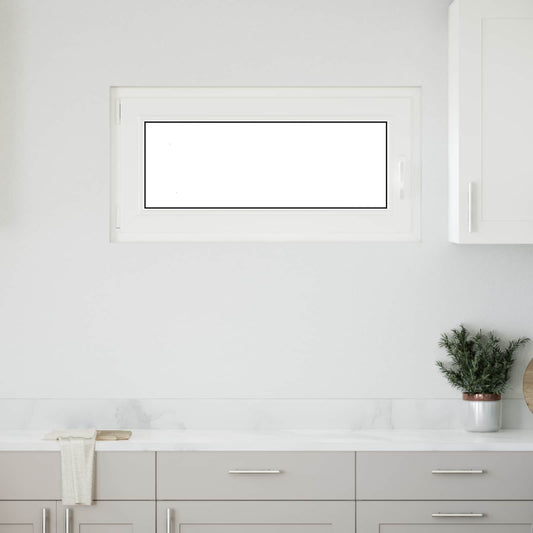 Okeno Do Suterénu Risor 100 X 50 Cm Pvc A Sklo Bílá