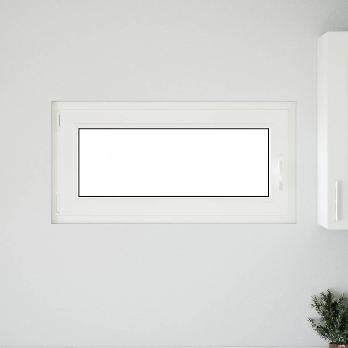Okeno Do Suterénu Risor 100 X 50 Cm Pvc A Sklo Bílá