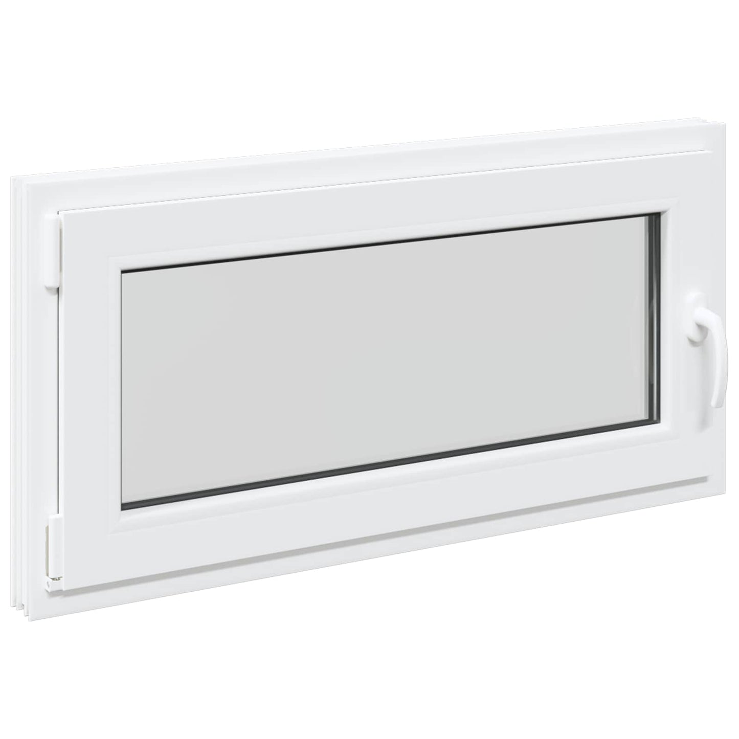 Okeno Do Suterénu Risor 100 X 50 Cm Pvc A Sklo Bílá