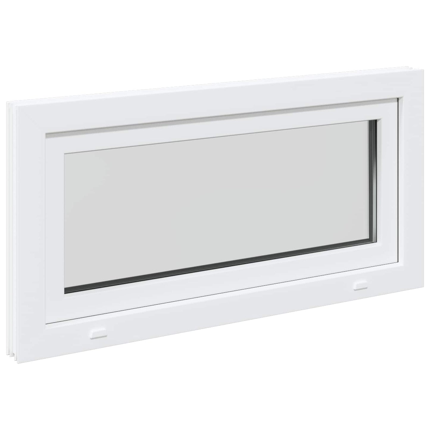 Okeno Do Suterénu Risor 100 X 50 Cm Pvc A Sklo Bílá
