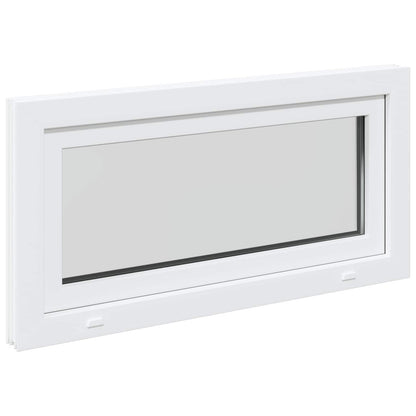 Okeno Do Suterénu Risor 100 X 50 Cm Pvc A Sklo Bílá