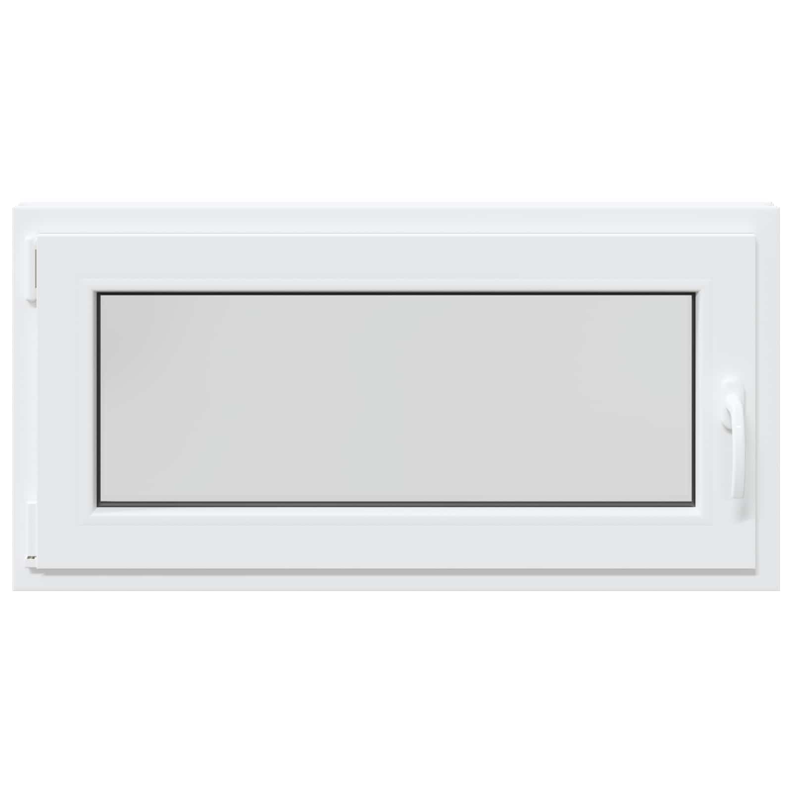 Okeno Do Suterénu Risor 100 X 50 Cm Pvc A Sklo Bílá