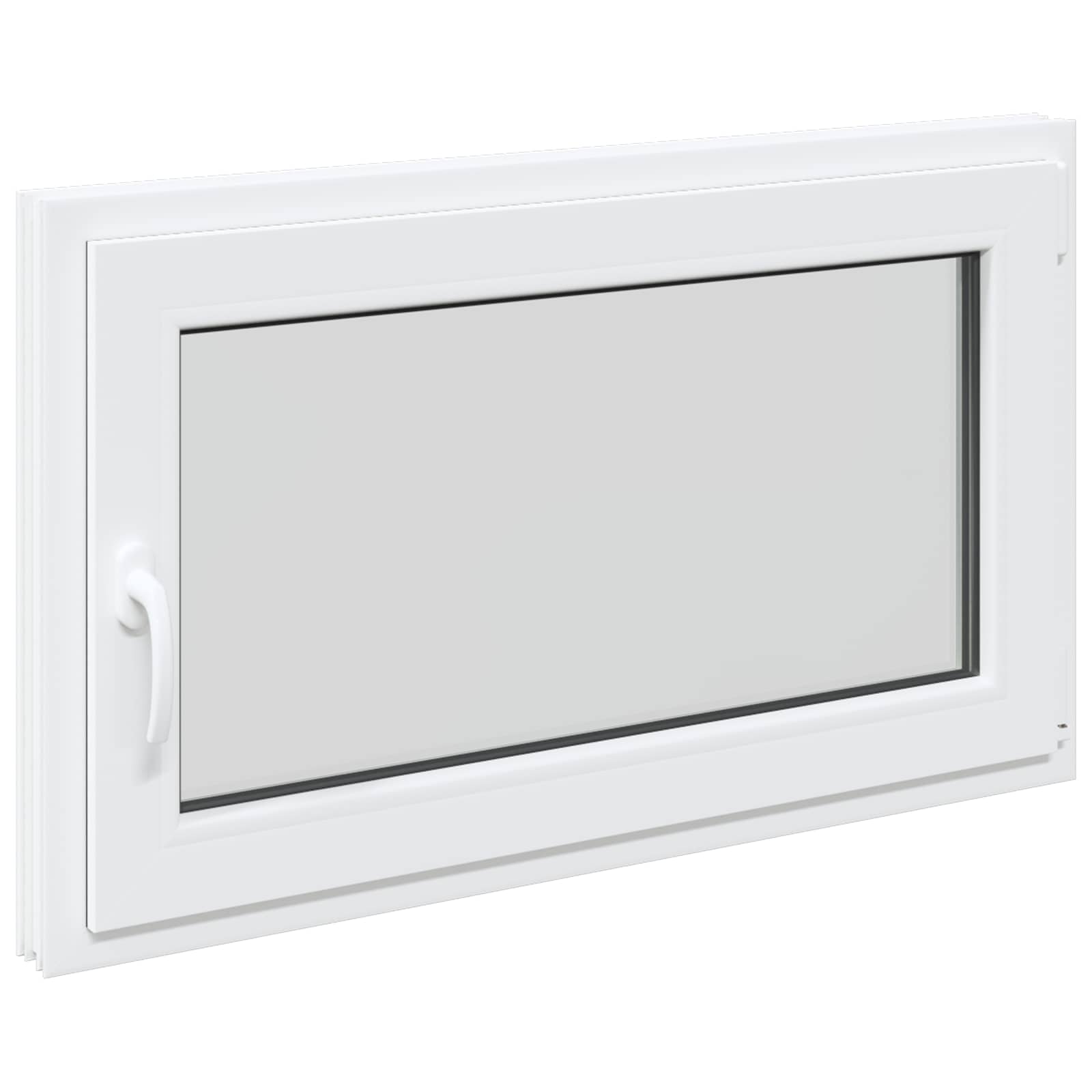 Okeno Do Suterénu Risor 100 X 60 Cm Pvc A Sklo Bílá
