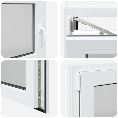 Okeno Do Suterénu Risor 100 X 60 Cm Pvc A Sklo Bílá